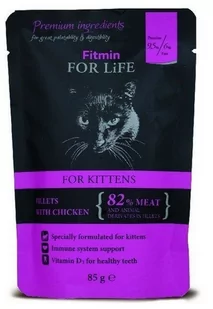 Fitmin Cat For Life Kitten Chicken 85g - Mokra karma dla kotów - miniaturka - grafika 1