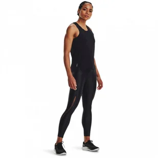 Damskie legginsy do biegania Under Armour FlyFast Elite IsoChill Ankle Tight - czarne - Legginsy - miniaturka - grafika 1