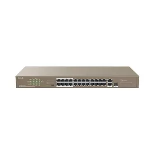 Switch niezarządzalny Tenda TEF1126P-24-250W 24-port Ethernet Switch 10/100 Mb/s PoE 250W Rack - Switche - miniaturka - grafika 1