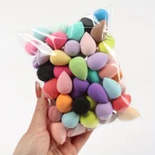 Gąbeczki do makijażu - TEMU Mini 60 Gąbek do Makijażu, Gąbka do Mieszania Podkładu, Idealna do Płynów, Kremów i Pudrów, Wielokolorowa Gąbka do Makijażu, Bez Lateksu, Do - miniaturka - grafika 1