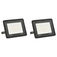 Lampy pozostałe - vidaXL Naświetlacz Reflektory LED 2 szt. 50 W ciepłe białe światło 149612 - miniaturka - grafika 1