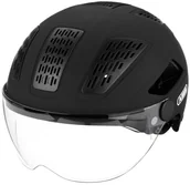 Kaski rowerowe - Abus Hyban 2.0 Ace Kask, velvet black L 56-61cm 2020 Kaski miejskie i trekkingowe 86935 - miniaturka - grafika 1