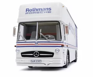 Schuco Mercedes Benz O317  Race Car Transp 1:18 450032800 - Samochody i pojazdy dla dzieci - miniaturka - grafika 1