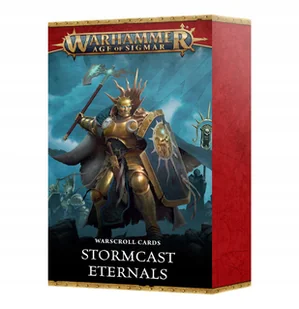 WARHAMMER AOS - STORMCAST ETERNALS WARSCROLL CARDS ENGLISH - Gry planszowe - miniaturka - grafika 1