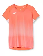 Koszulki dla dziewczynek - Joma Joma Dziewczęca koszulka do biegania Elite Vii pomarańczowa koralowy neonowy 4XS-3XS 901020.040 - miniaturka - grafika 1