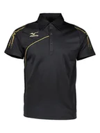 Koszulki sportowe damskie - Mizuno Funkcyjna koszulka polo "Drylite" w kolorze czarnym - miniaturka - grafika 1