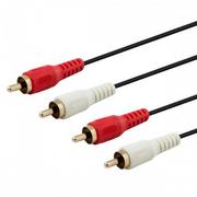 Kable - ELMAK Kabel audio RCAx2 CLS-16 Savio 5m (JVC HA-SR225-AE) - miniaturka - grafika 1