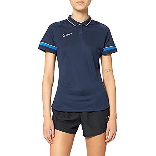 Nike Damska koszulka polo Academy 21 Polo Women żółty Tour Yellow/Black/Anthracite/Black XXS