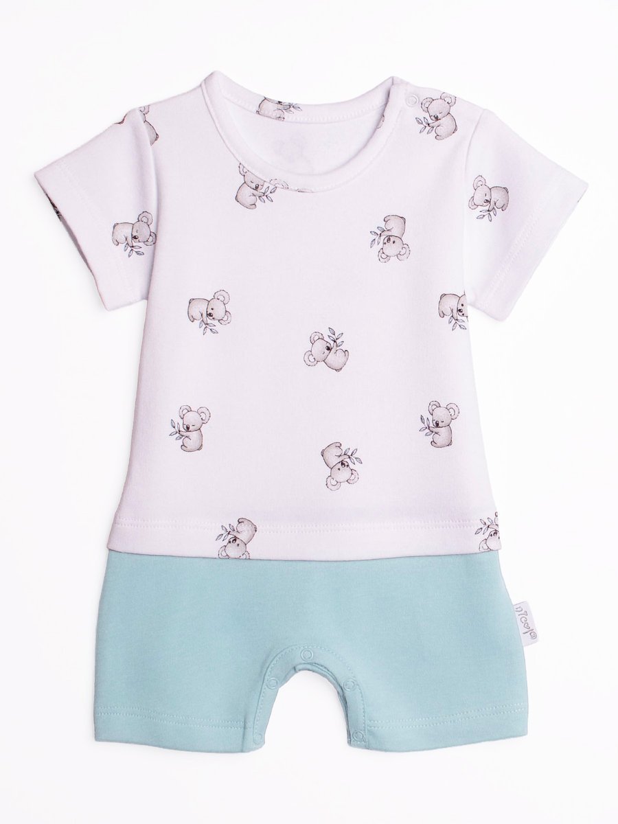 Niemowlęcy rampers koala biły Nicol r.80