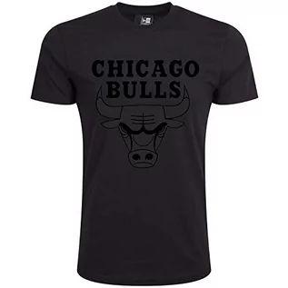 Koszulki męskie - New Era New Era Męski T-shirt Chicago Bulls czarny czarny 3XL NE11546155.00008 - grafika 1