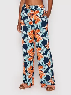 Spodnie damskie - Rip Curl Spodnie materiałowe Bliss Bloom GPARC5 Kolorowy Relaxed Fit - grafika 1