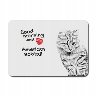Kot American Bobtail Podkładka pod mysz myszkę - Podkładki pod mysz - miniaturka - grafika 1