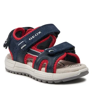 Sandały Geox J Sandal Alben Boy J35AVA 01520 C0735 M Navy/Red - Buty dla chłopców - miniaturka - grafika 1