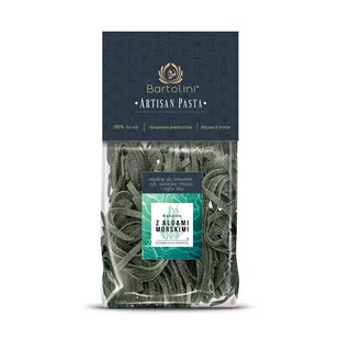 Bartolini MAKARON DURUM 300G GNIAZDA NR 3 Z ALGAMI MORSKIMI Zakupy dla domu i biura! 1.3C000007 - Makaron - miniaturka - grafika 1