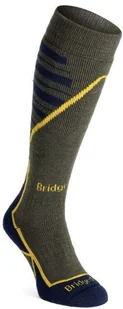 Skarpety narciarskie Bridgedale Ski MW Plus - olive/navy 40 - 43 - Skarpety termoaktywne - miniaturka - grafika 1