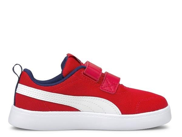 Buty dziecięce Puma 37175906 COURTFLEX V2 MESH V INF Czerwone