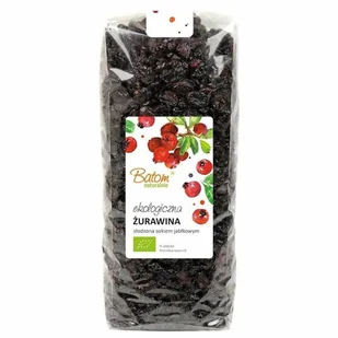 Żurawina Słodzona Sokiem Jabłkowym BIO 1 kg - BATOM - Soki i napoje niegazowane - miniaturka - grafika 1