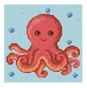 Zestaw do haftu ośmiorniczka (1059) - Pasmanteria - miniaturka - grafika 1