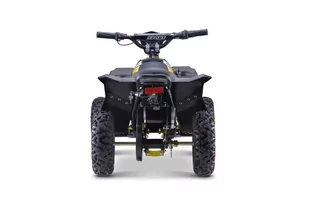 Quad Highper na akumulator Żółty 35km/h + Silnik bezszczotkowy 1000W + Koła pompowane + Regulacja siedzenia - Tory, garaże, parkingi - miniaturka - grafika 1