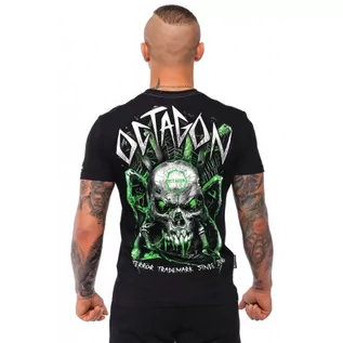 Koszulki sportowe męskie - Octagon T-Shirt Koszulka Spiderskull Black - grafika 1