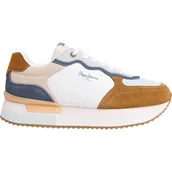 Trampki damskie - Pepe Jeans Damskie trampki RUSPER CLASS, brązowe (koniak brązowy), 38 EU, Brązowy koniak brązowy, 5 UK - miniaturka - grafika 1