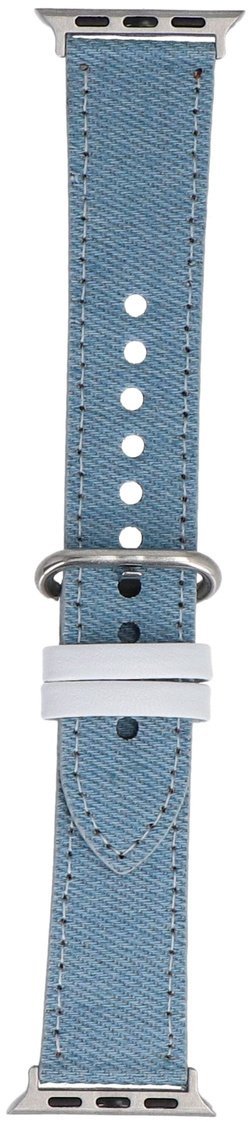 GlacierX pasek do smartwatcha Classic Denim Soft Blue do Apple Watch 38/40/41mm Błękitny