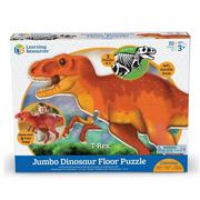 Maty piankowe - Learning Resources Duże, piankowe puzzle podłogowe, Dinozaur T-Rex - miniaturka - grafika 1