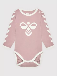 Body dla niemowląt - Hummel Body dziecięce Flipper 213892 Różowy Regular Fit - grafika 1
