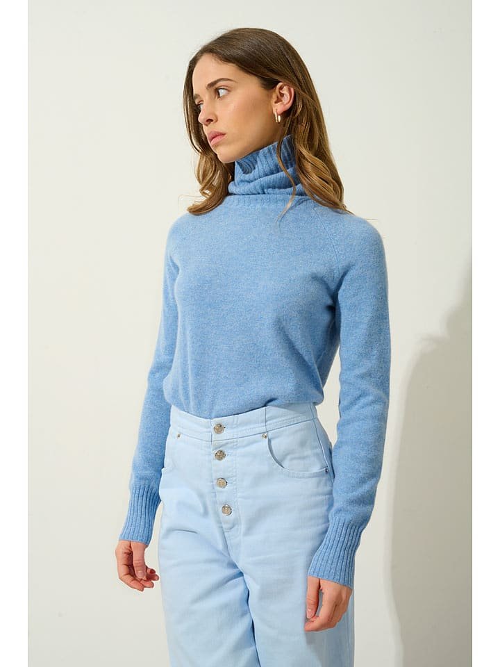 AUTHENTIC CASHMERE Kaszmirowy golf 