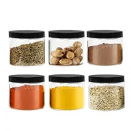 Pojemniki kuchenne - Słoik Plastikowy 200Ml Pojemnik 0,2L na przyprawy - 6szt - miniaturka - grafika 1