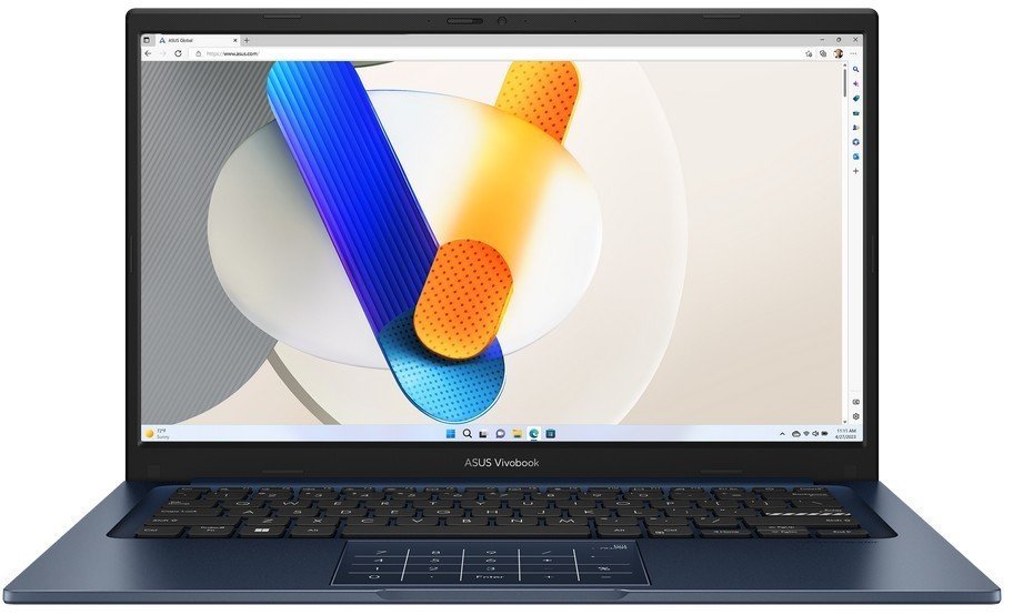 Asus Vivobook X1404VA / X1404VA-I38128 / Intel i3-13 / 16GB / SSD 1TB / Intel UHD / FullHD / Win 11 Pro / Niebieski X1404VA-I38128