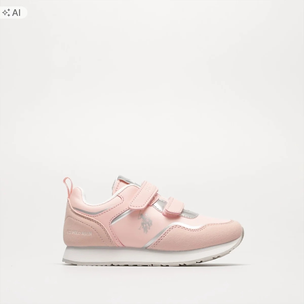 U.S. POLO ASSN. RÓŻOWE DZIEWCZĘCE SPORTOWE SNEAKERSY NA RZEPY 32 U3A