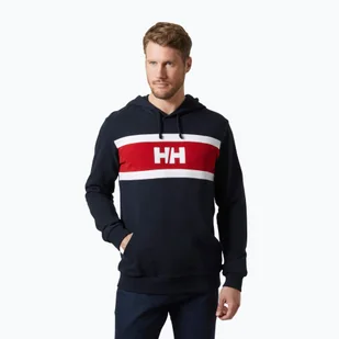 Bluza żeglarska męska Helly Hansen Salt Cotton navy - Bluzy męskie - miniaturka - grafika 1