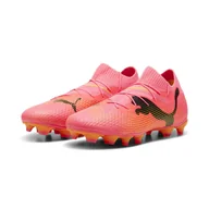 Piłka nożna - Buty piłkarskie FUTURE 7 PRO FG/AG PUMA Sunset Glow Black Sun Stream Pink Orange - miniaturka - grafika 1