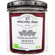 Owocowy Dom (konfitury, dżemy) KONFITURA MALINA Z CUKREM TRZCINOWYM BIO 300 g- O