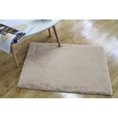 Dywany - Dywan futrzany 60 x 90 beżowy - miniaturka - grafika 1