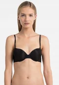 Biustonosze - Calvin Klein Biustonosz Damski Czarny Z Logo 70D 0Z5A5_M* Tia - miniaturka - grafika 1