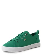 Trampki damskie - Tommy Hilfiger Damskie trampki Kobiety zielony jednolity, 38 - miniaturka - grafika 1