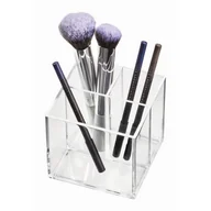 Koszyki łazienkowe - Organizer łazienkowy na kosmetyki z plastiku z recyklingu Cosmetic Cube – iDesign - miniaturka - grafika 1