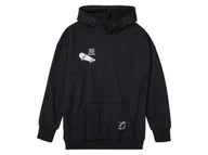 Swetry dla chłopców - pepperts!® Bluza chłopięca z kapturem (Czarny, 146/152) - miniaturka - grafika 1