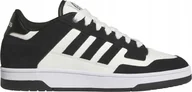 Buty sportowe męskie - Buty Męskie Adidas Rapid Court Low Biało-czarne JP5255 r 45 1/3 - miniaturka - grafika 1