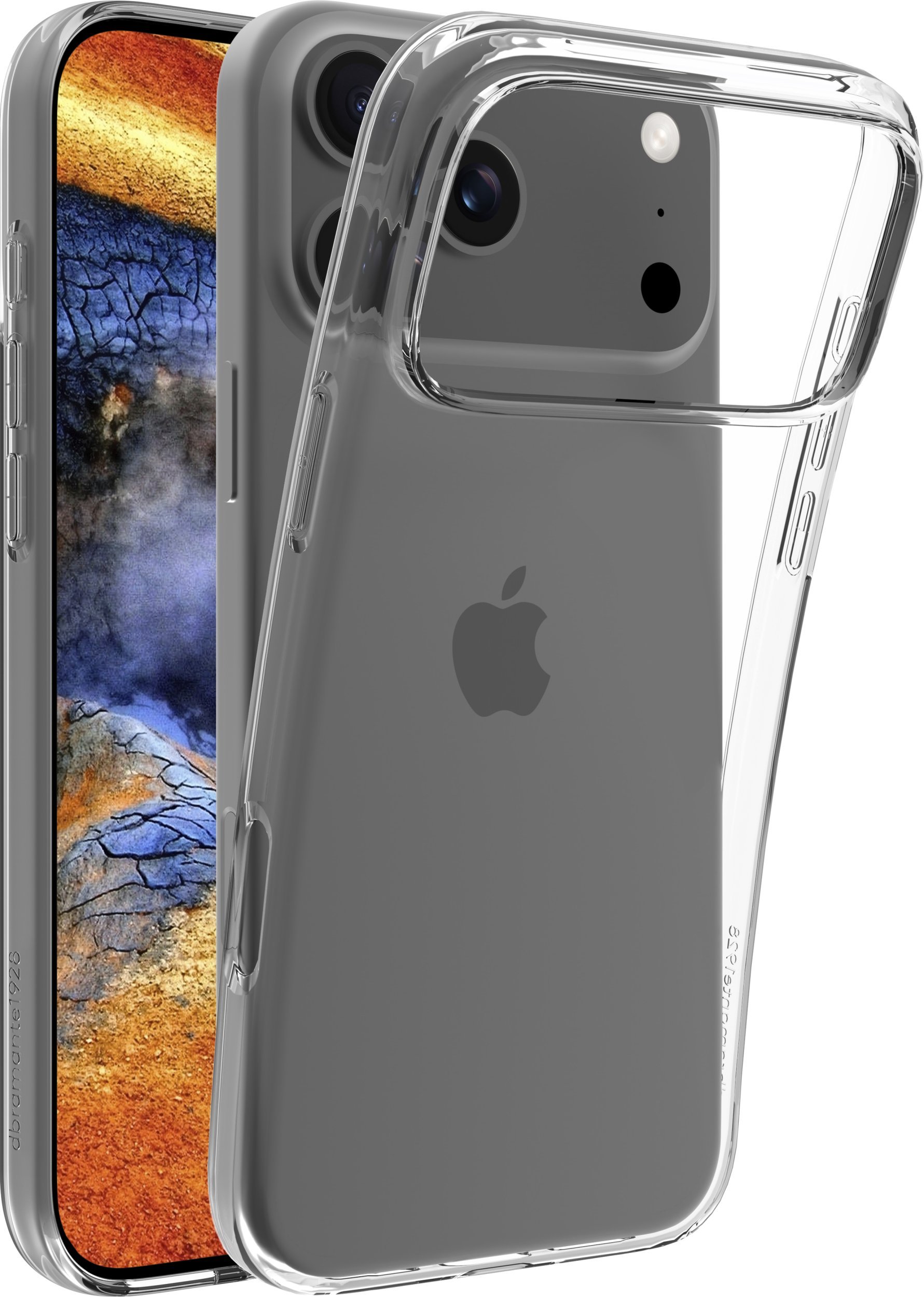 D Bramante Nuuk - Tylny pokrowiec do telefonu, plastikowy, przezroczysty - Bulk - Apple iPhone 17 Pro Max RE69CL004380