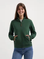 Bluzy damskie - TRAVELIN' Bluza w kolorze zielonym - miniaturka - grafika 1