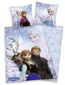 Pościel dla dzieci - KRAINA LODU FROZEN ELSA ANNA OLAF POŚCIEL 140x200 - miniaturka - grafika 1