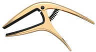 Inne akcesoria gitarowe - Ernie Ball Axis Dual Radius Capo Gold P09603 - miniaturka - grafika 1