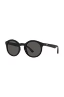 Okulary dla dzieci - Dolce & Gabbana okulary przeciwsłoneczne dziecięce kolor czarny 0DX6002 - miniaturka - grafika 1
