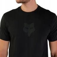 Koszulki męskie - T-SHIRT FOX HEAD BLACK/BLACK XXL - miniaturka - grafika 1