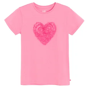 Cool Club, T-shirt dziewczęcy, różowy - Koszulki dla dziewczynek - miniaturka - grafika 1
