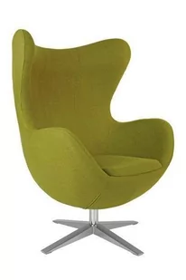 D2.Design Fotel Jajo szeroki wełna oliwkowa 2720 27633 - Fotele - miniaturka - grafika 1