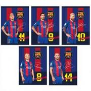 Zeszyty szkolne - Zeszyt z marginesem A5 FC Barcelona kratka 32 kartki - miniaturka - grafika 1